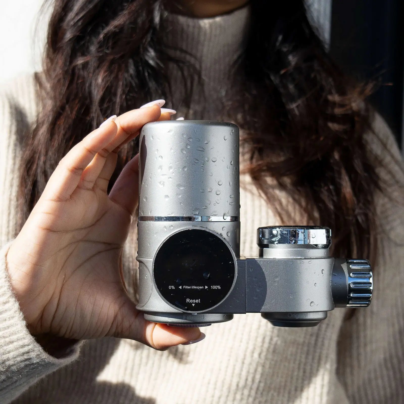 Close-up of filtration technology